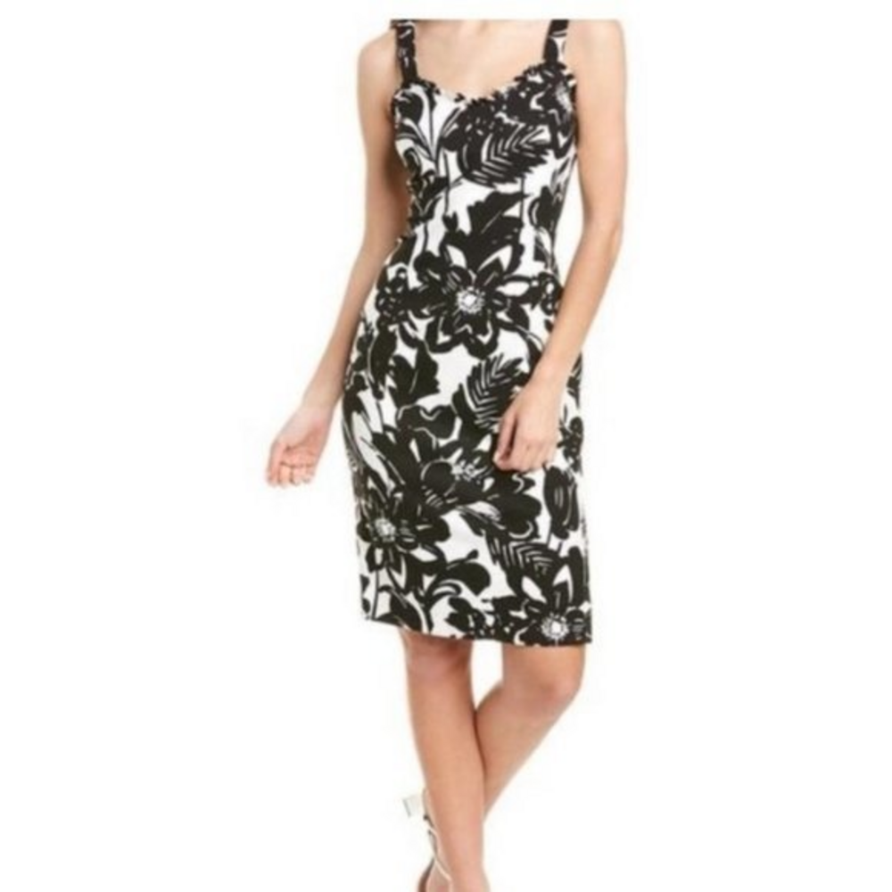 Trina Turk Women's Ruffled Midi Dress Zile‎ dress